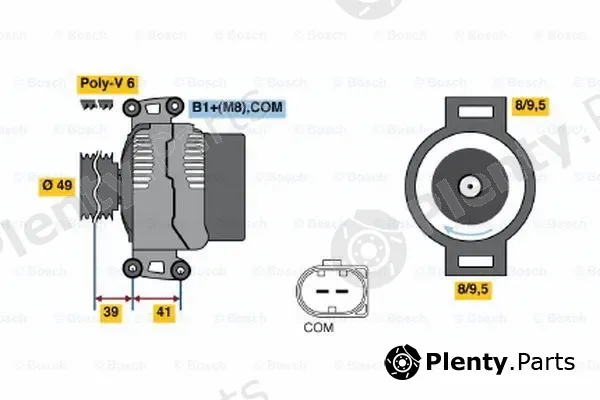 Bosch 0124325062 — Alternator