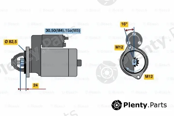 Bosch 0001314041 — Starter