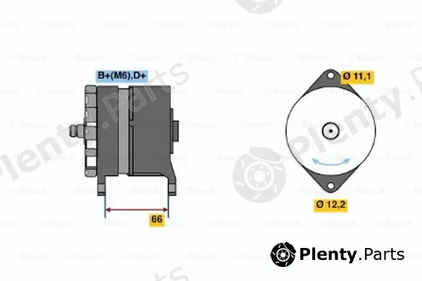Bosch 0120489134 — Alternator