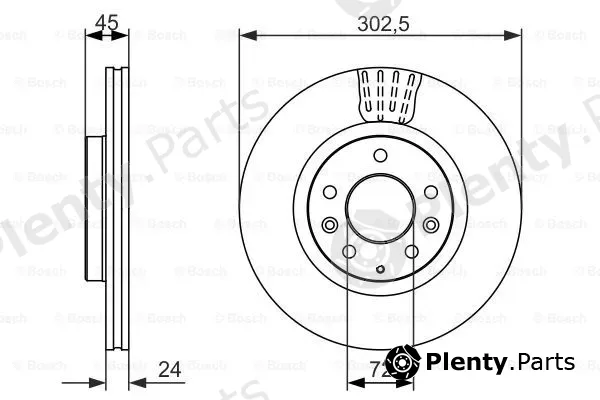 Bosch 0986479700 — Brake Disc