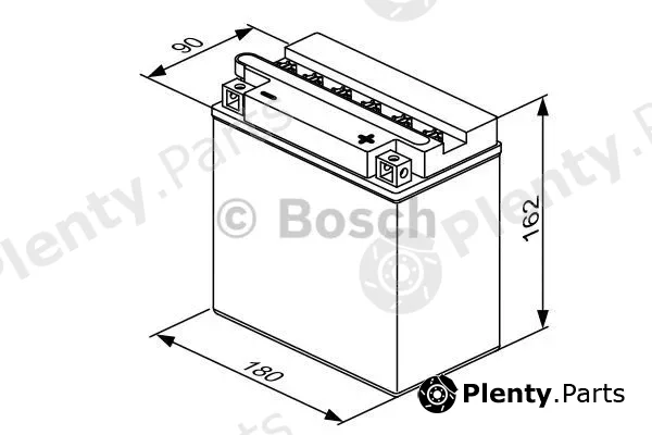 Bosch 0092M4F420 — Starter Battery M4 Fresh Pack