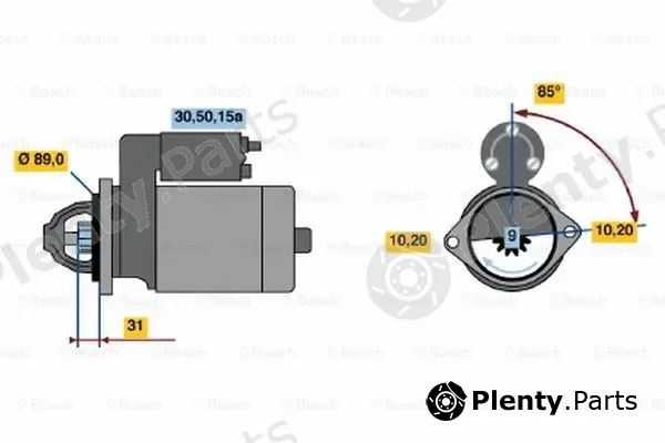 Bosch 0986014721 — Starter