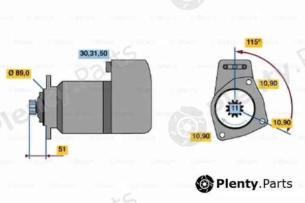Bosch 0001416069 — Starter
