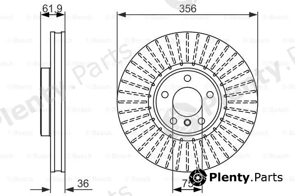 Bosch 0986479349 — Brake Disc