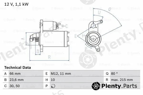 Bosch 0986024010 — Starter