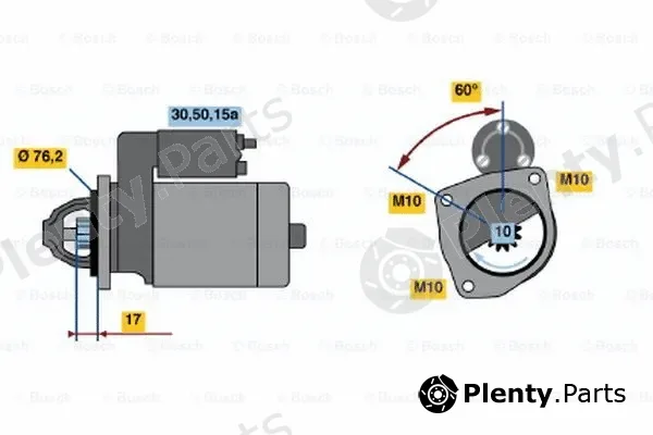 Bosch 0986010240 — Starter