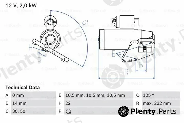 Bosch 0986024710 — Starter