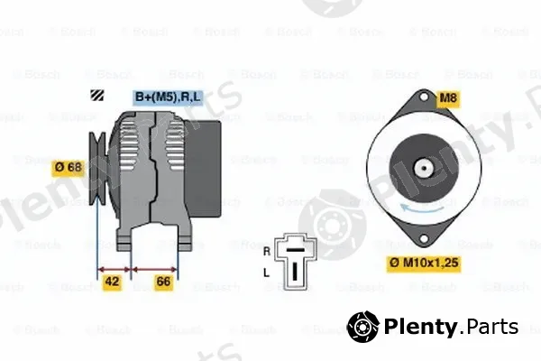 Bosch 0986035851 — Alternator