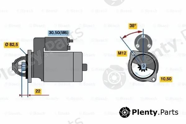 Bosch 0001108184 — Starter