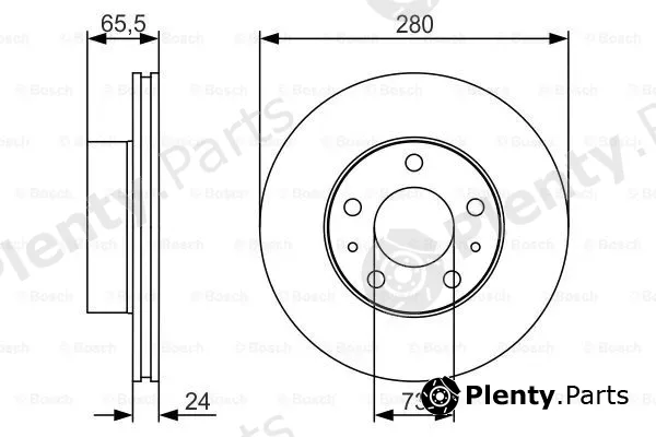 Bosch 0986479R98 — Brake Disc