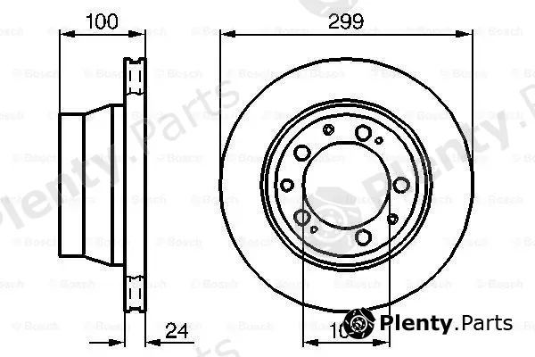 Bosch 0986478419 — Brake Disc