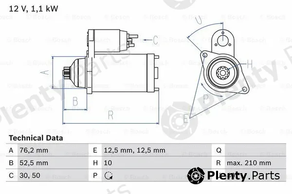 Bosch 0986018430 — Starter