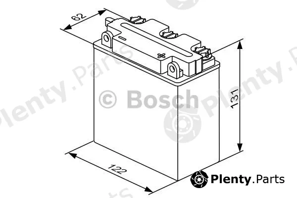 Bosch 0092M4F120 — Starter Battery M4 Fresh Pack