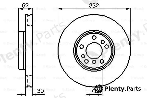 Bosch 0986478973 — Brake Disc