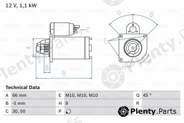 Bosch 0986012340 — Starter
