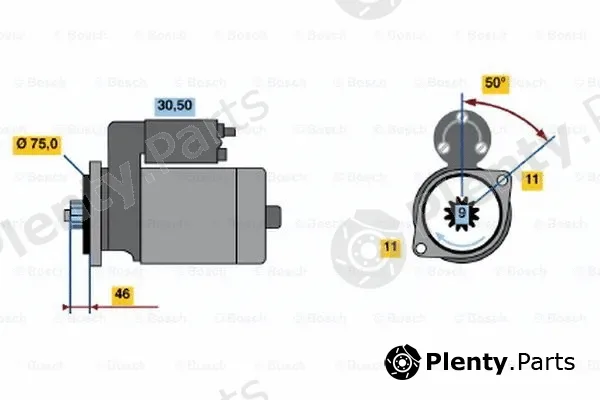 Bosch 0986019051 — Starter