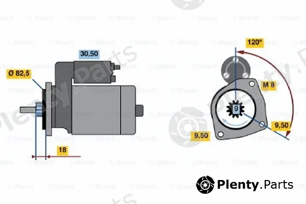 Bosch 0001110007 — Starter