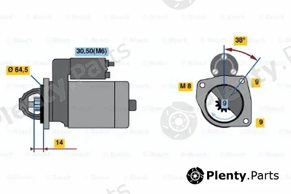 Bosch 0001113006 — Starter