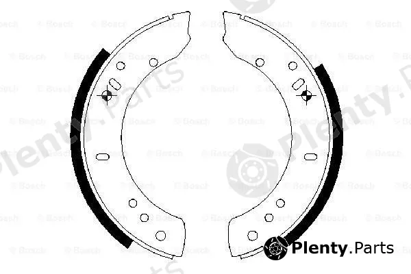 Bosch 0986487457 — Brake Shoe Set