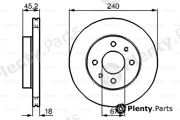 Bosch 0986478533 — Brake Disc