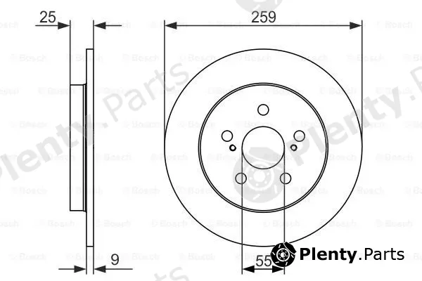 Bosch 0986479721 — Brake Disc