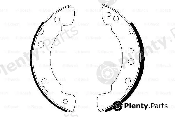 Bosch 0986487232 — Brake Shoe Set