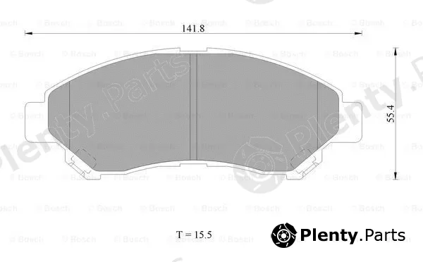 Bosch 0986AB1088 — Brake Pad Set, disc brake