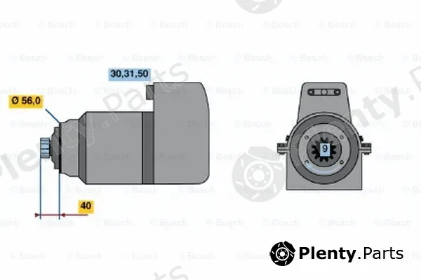 Bosch 0986012970 — Starter