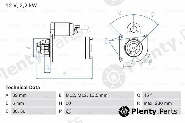 Bosch 0986014101 — Starter