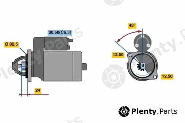 Bosch 0001109047 — Starter