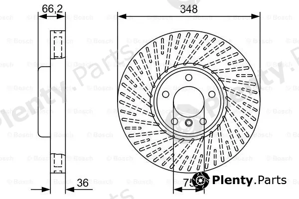 Bosch 0986479W19 — Brake Disc