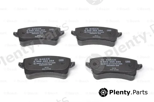 Bosch 0986494254 — Brake Pad Set, disc brake