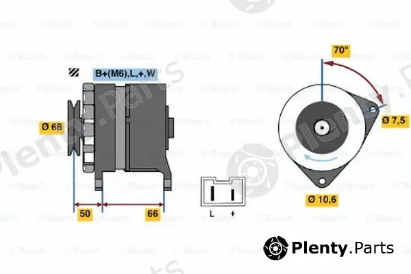 Bosch 0986036901 — Alternator