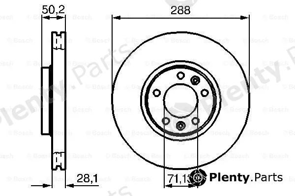 Bosch 0986479026 — Brake Disc
