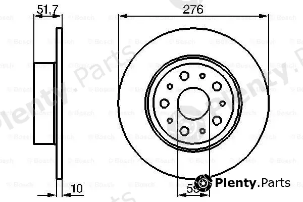 Bosch 0986478463 — Brake Disc