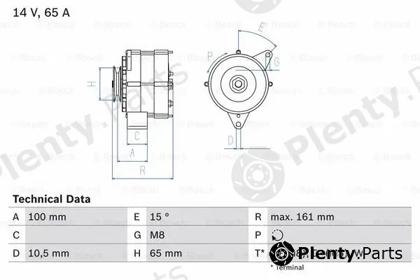 Bosch 0986034990 — Alternator