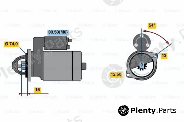 Bosch 0001106018 — Starter