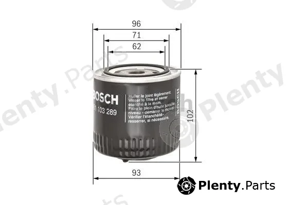 Bosch 0451103289 — Oil Filter