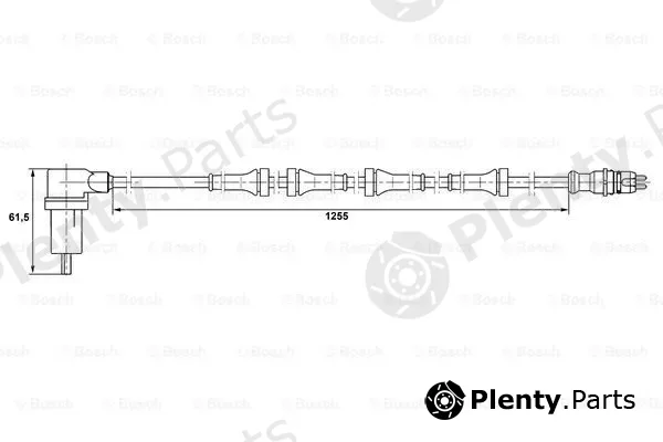 Bosch 0265006154 — Sensor, wheel speed