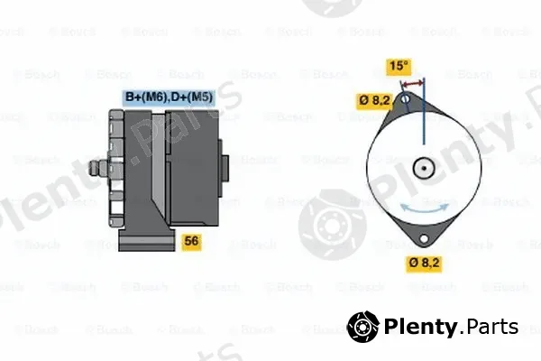 Bosch 0120488192 — Alternator