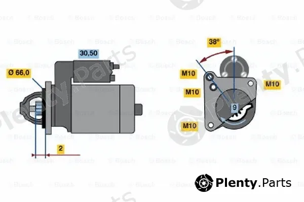 Bosch 0001208517 — Starter