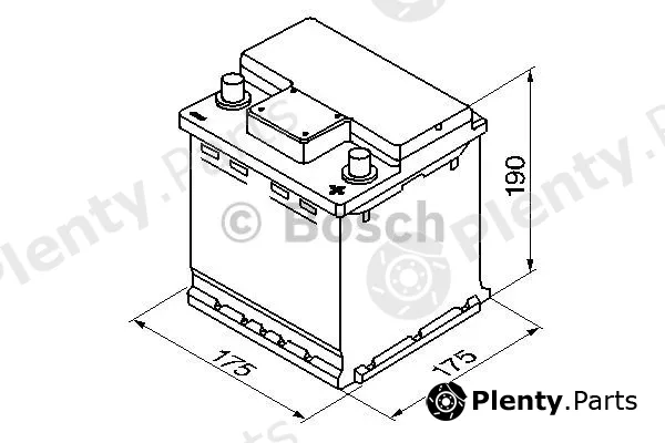 Bosch 0092S40000 — Starter Battery S4