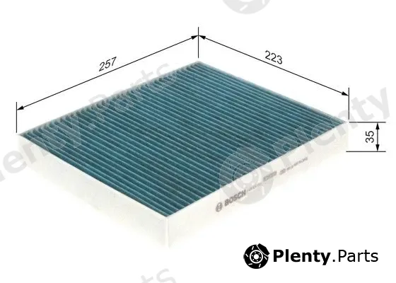 Bosch 0986628539 — Filter, cabin air FILTER+