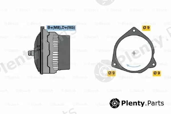 Bosch 0123105001 — Alternator