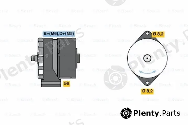 Bosch 0120339512 — Alternator