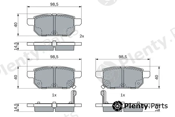 Bosch 0986494748 — Brake Pad Set, disc brake