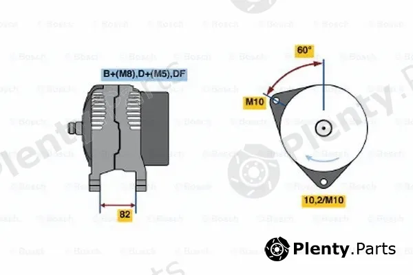 Bosch 0123520026 — Alternator