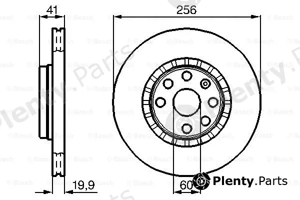 Bosch 0986478535 — Brake Disc