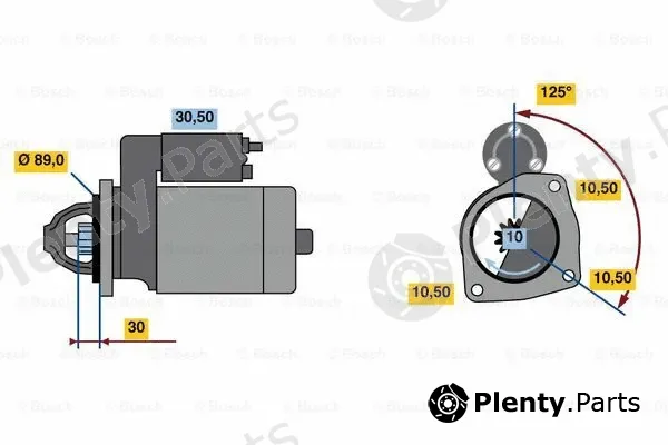 Bosch 0001231045 — Starter