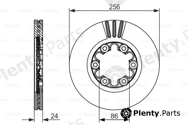 Bosch 0986479712 — Brake Disc